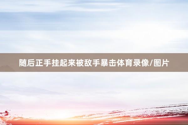 随后正手挂起来被敌手暴击体育录像/图片