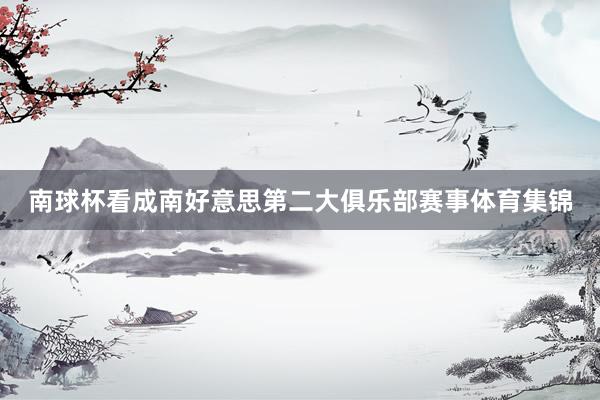 南球杯看成南好意思第二大俱乐部赛事体育集锦